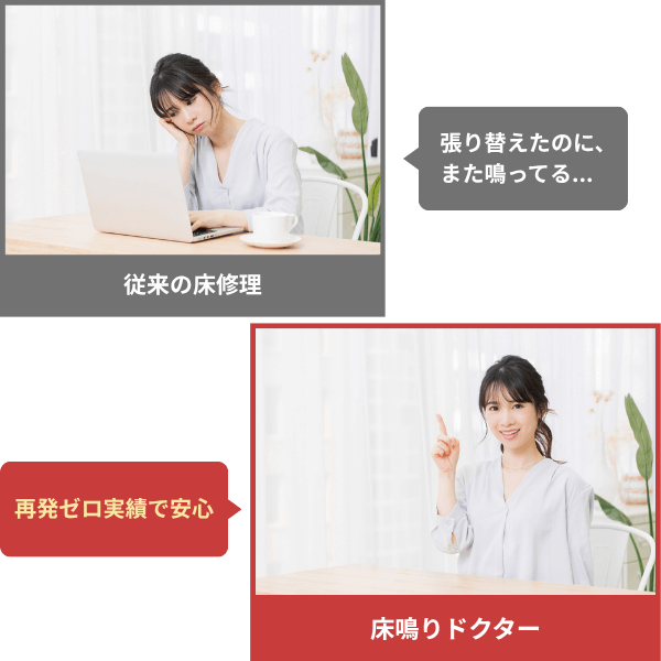 修理箇所は再発ゼロ